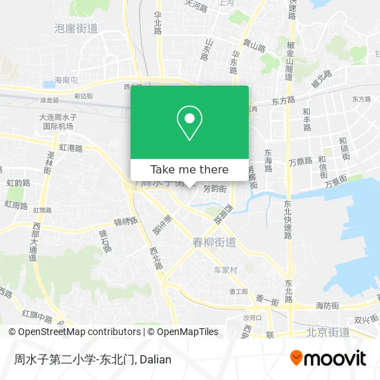 周水子第二小学-东北门 map