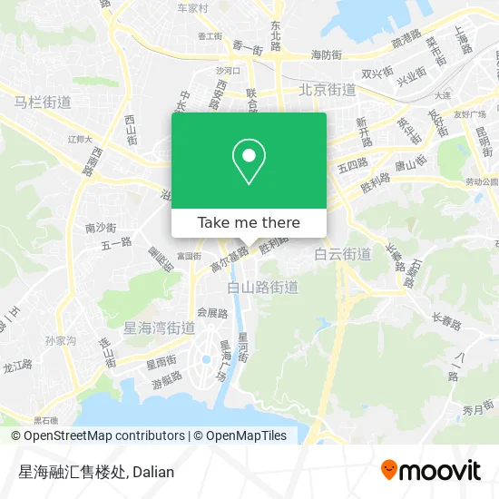 星海融汇售楼处 map