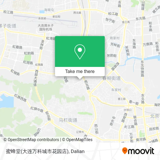 蜜蜂堂(大连万科城市花园店) map