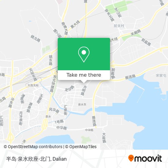 半岛·泉水欣座-北门 map