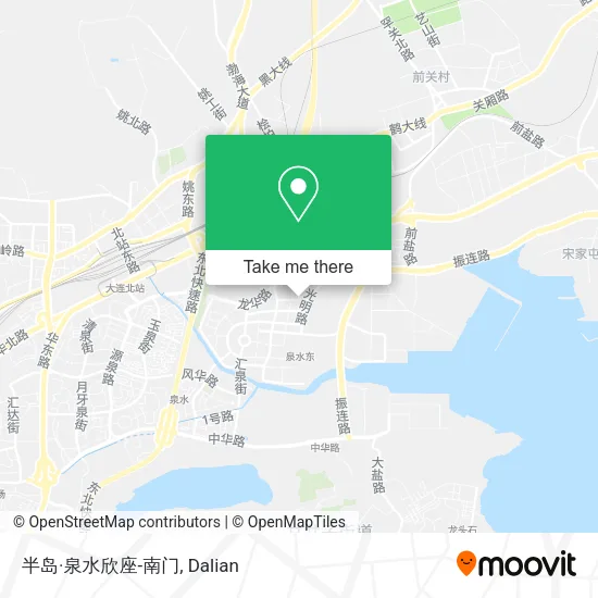 半岛·泉水欣座-南门 map