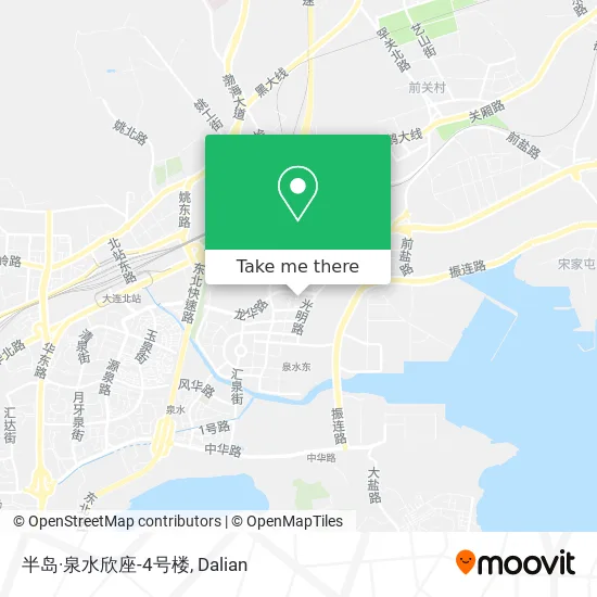 半岛·泉水欣座-4号楼 map