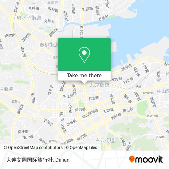 大连文园国际旅行社 map