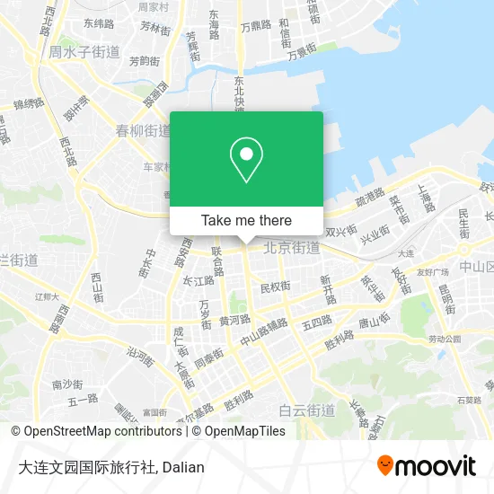 大连文园国际旅行社 map