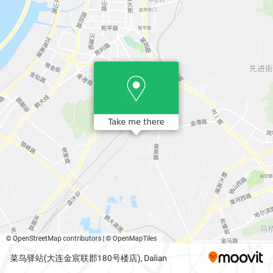 菜鸟驿站(大连金宸联郡180号楼店) map