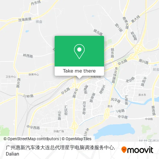 广州惠新汽车漆大连总代理星宇电脑调漆服务中心 map