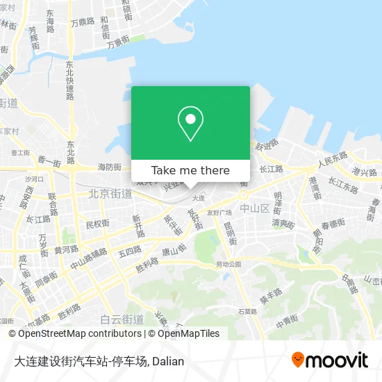 大连建设街汽车站-停车场 map