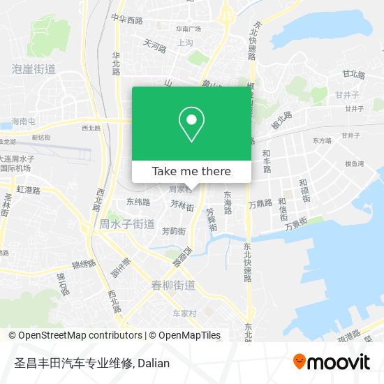 圣昌丰田汽车专业维修 map