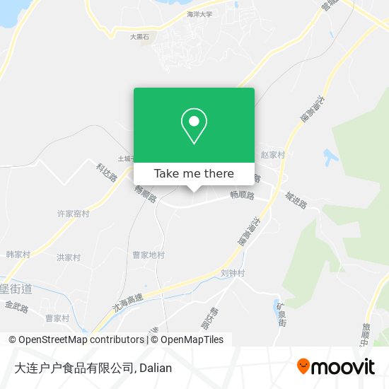 大连户户食品有限公司 map