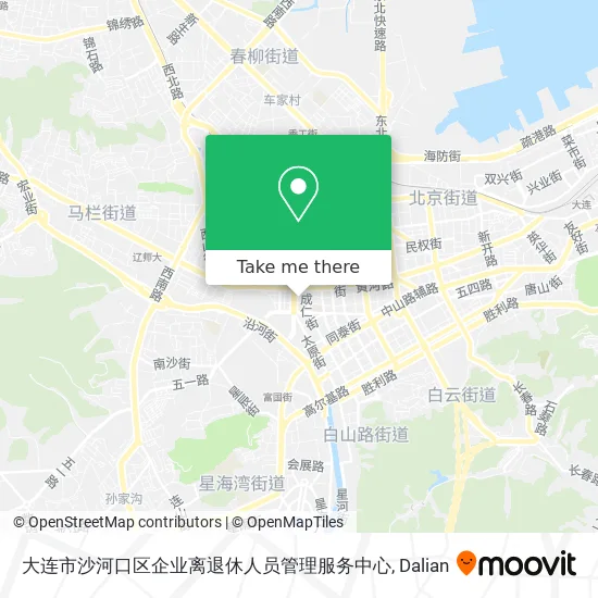大连市沙河口区企业离退休人员管理服务中心 map