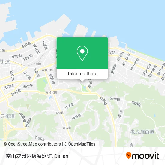 南山花园酒店游泳馆 map