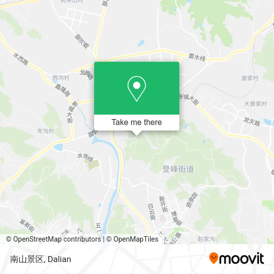 南山景区 map