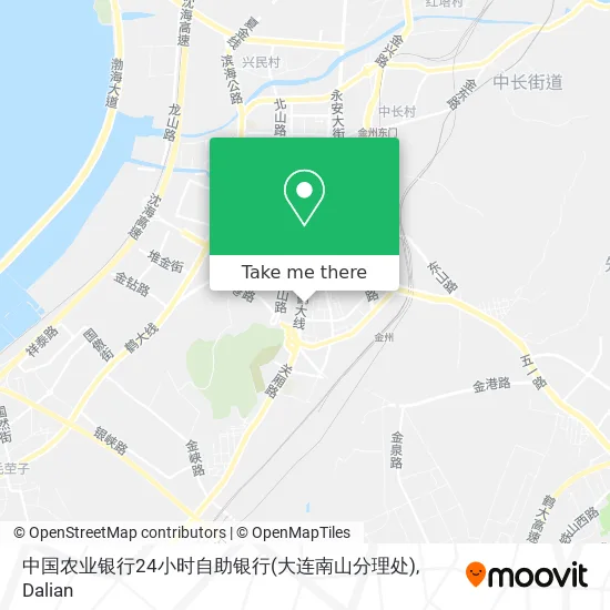 中国农业银行24小时自助银行(大连南山分理处) map