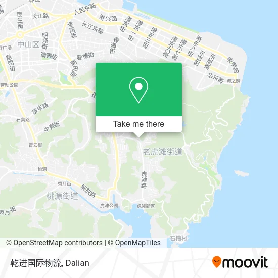 乾进国际物流 map