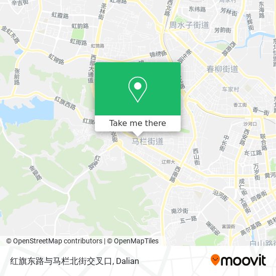 红旗东路与马栏北街交叉口 map