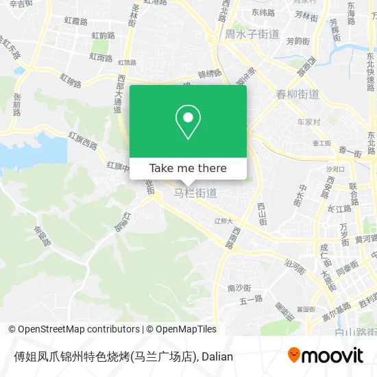傅姐凤爪锦州特色烧烤(马兰广场店) map