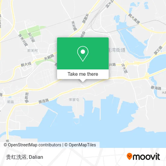 贵红洗浴 map