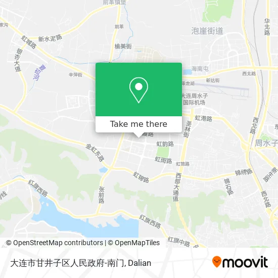 大连市甘井子区人民政府-南门 map