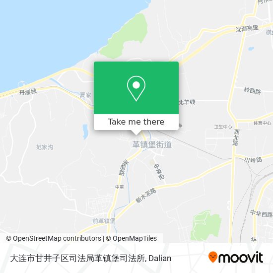 大连市甘井子区司法局革镇堡司法所 map