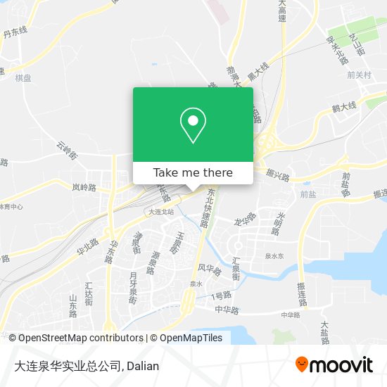 大连泉华实业总公司 map