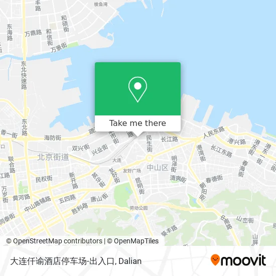 大连仟谕酒店停车场-出入口 map