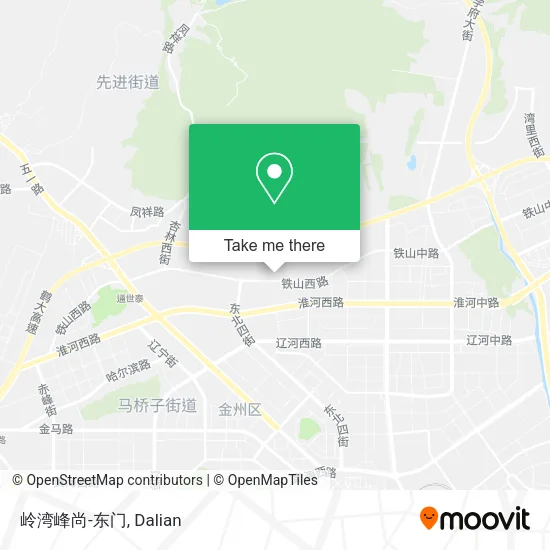 岭湾峰尚-东门 map