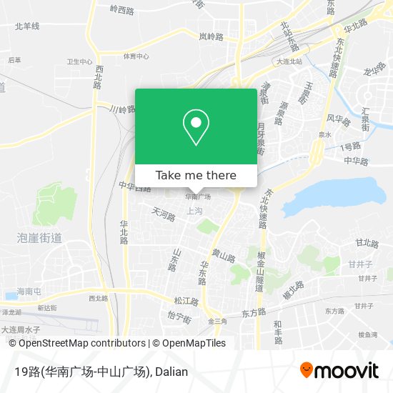 19路(华南广场-中山广场) map