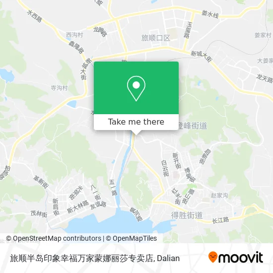 旅顺半岛印象幸福万家蒙娜丽莎专卖店 map
