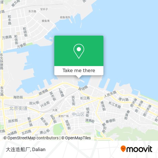 大连造船厂 map