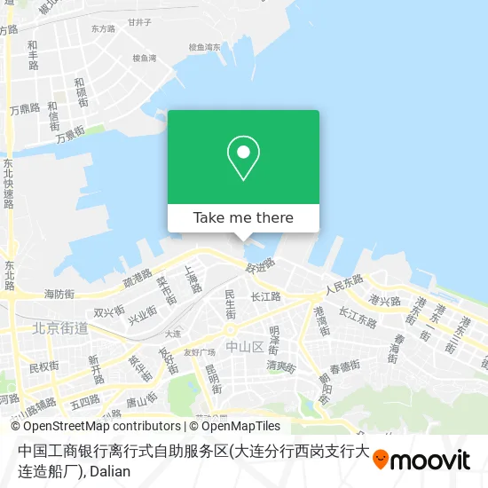 中国工商银行离行式自助服务区(大连分行西岗支行大连造船厂) map