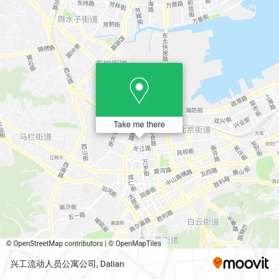 兴工流动人员公寓公司 map