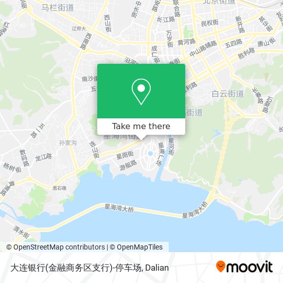 大连银行(金融商务区支行)-停车场 map