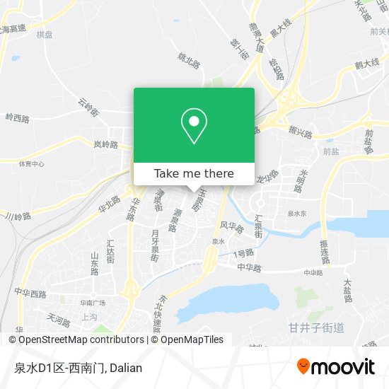 泉水D1区-西南门 map