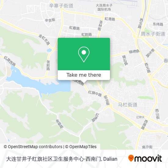 大连甘井子红旗社区卫生服务中心-西南门 map