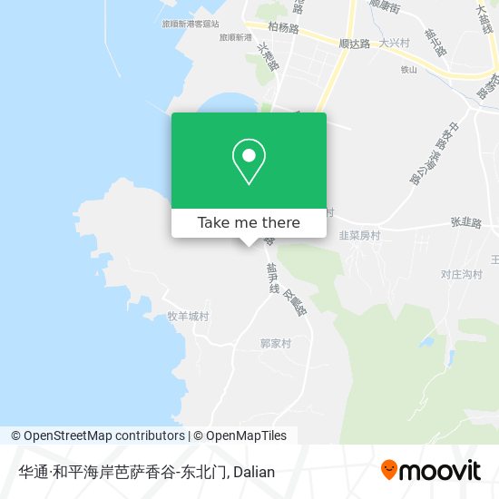 华通·和平海岸芭萨香谷-东北门 map