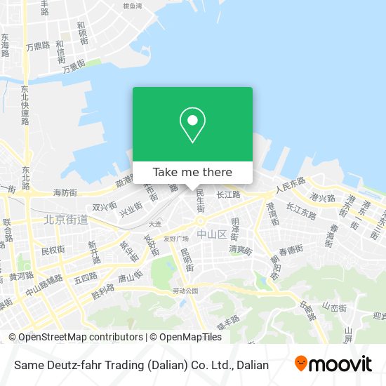 Same Deutz-fahr Trading (Dalian) Co. Ltd. map