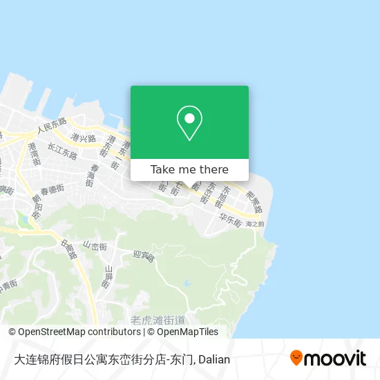 大连锦府假日公寓东峦街分店-东门 map