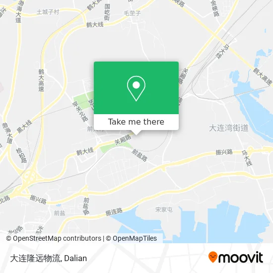 大连隆远物流 map