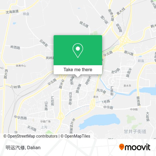 明远汽修 map