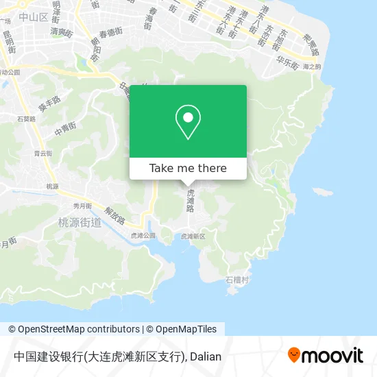 中国建设银行(大连虎滩新区支行) map
