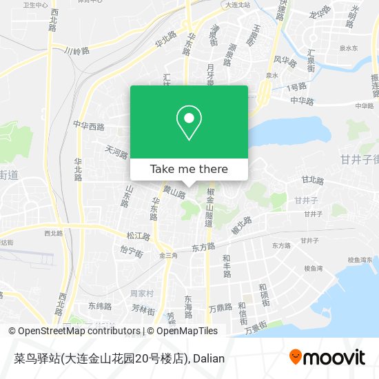 菜鸟驿站(大连金山花园20号楼店) map