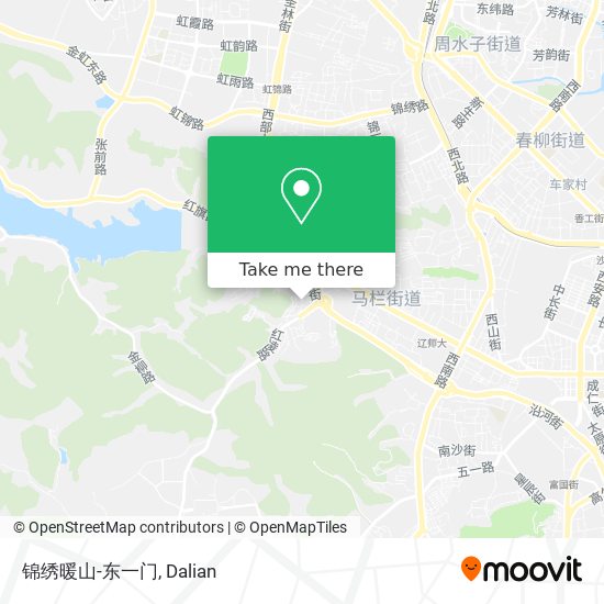 锦绣暖山-东一门 map