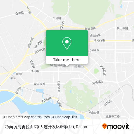 巧面坊清香拉面馆(大连开发区轻轨店) map