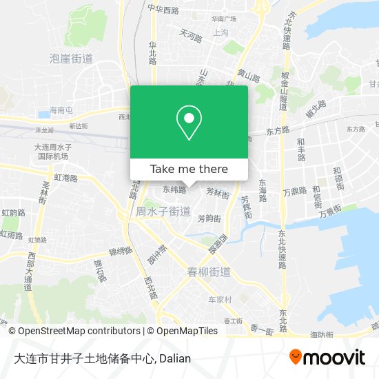 大连市甘井子土地储备中心 map