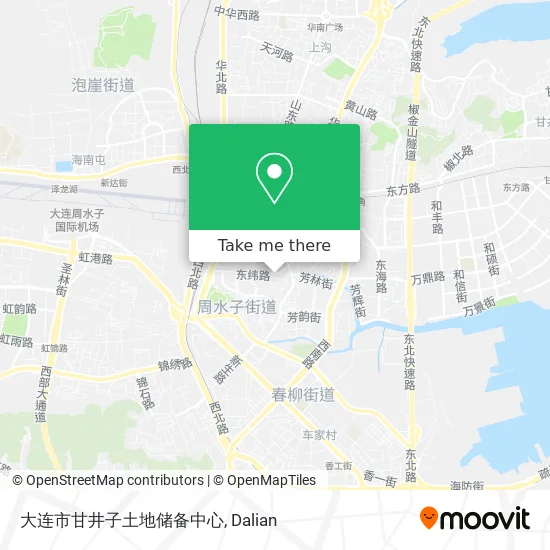 大连市甘井子土地储备中心 map