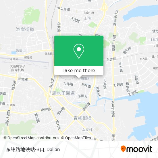 东纬路地铁站-B口 map