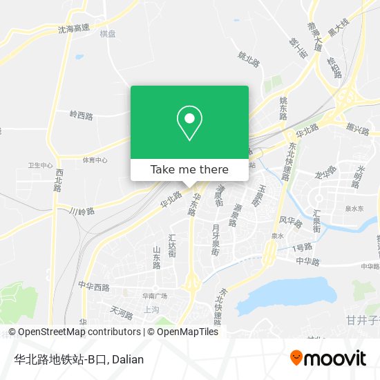 华北路地铁站-B口 map