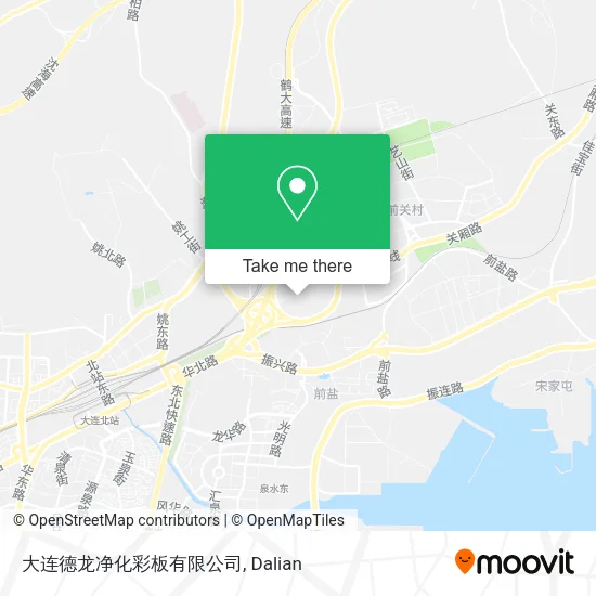 大连德龙净化彩板有限公司 map