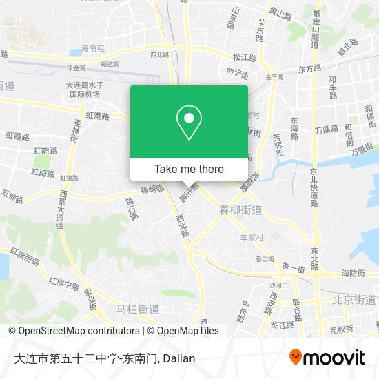 大连市第五十二中学-东南门 map