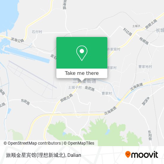 旅顺金星宾馆(理想新城北) map